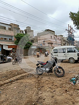 Karachi street view karachi street