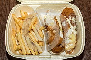 Karadjordjeva steak and French Fries