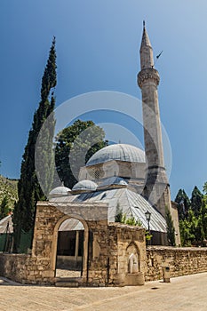 Karadoz Beg Mosque in Mostar. Bosnia and Herzegovi