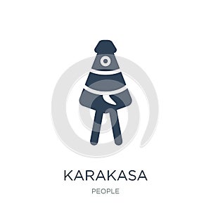 karakasa icon in trendy design style. karakasa icon isolated on white background. karakasa vector icon simple and modern flat