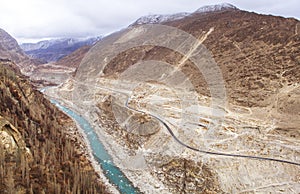 Karakoram Highway in Kasmir, Pakistan