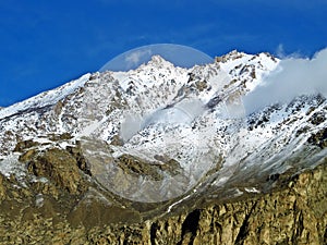 icy peak, Karakoram mountain range, Pakistan