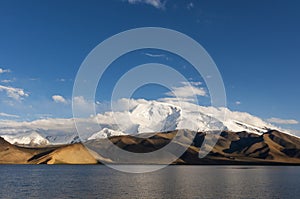 The Karakul Lake in the province of Xinjiang in Northwestern China