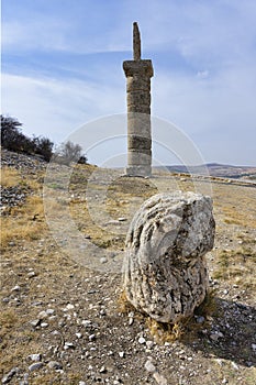 Karakus tumulus, Adiyaman province, Turkey photo