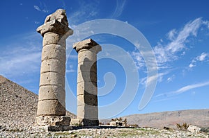 Karakus tumulus in area of Nemrut Dagi, east anatolia