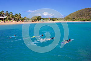 Karambola beach in St Kitts, Caribbean