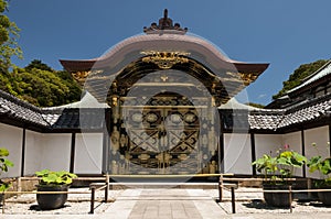 Karamon Chinese Gate at Zenchoji temple in Kamakura