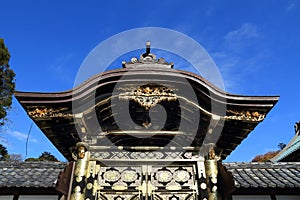 Karamon gate in Kamakura, Japan