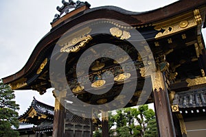 Karamon inside NijÃÂ Castle.  Kyoto Japan