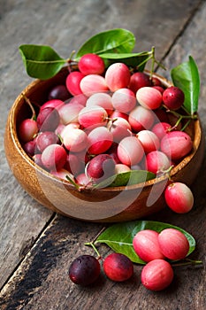 Karanda fruit, Carissa carandas.