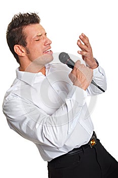 Karaoke with man