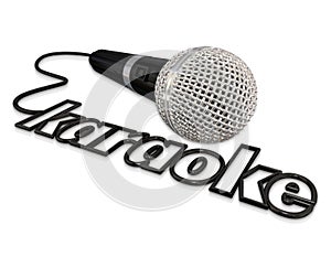 Karaoke Microphone Singing Fun Entertainment Event photo