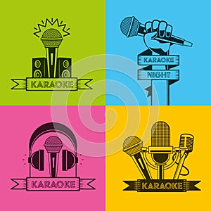 karaoke retro style