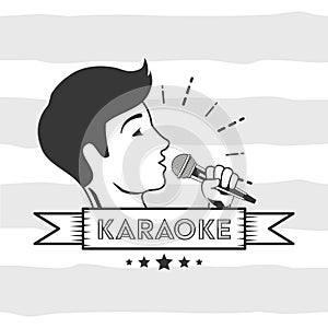 karaoke retro style