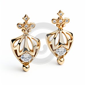 Wilson Tudor Diamond Phesant Earrings - Unique And Stylish Jewelry photo