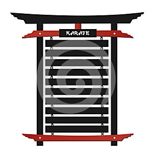 Karate Belt Rack