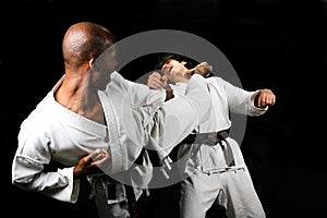 Karate fight photo