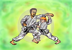 Karate Fight Practice 2016