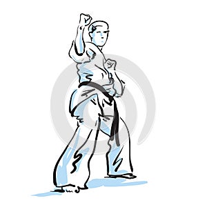 Karate fighter