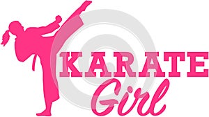 Karate girl