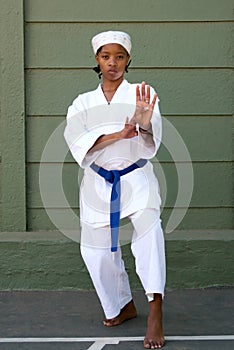 Karate girl