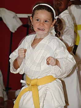 Karate girl