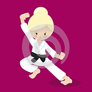 Karate Kid Girt Blond Mantis 10 photo