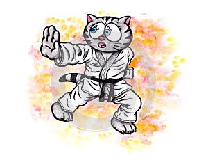 Karate Kitten fighting spirit The Power of Karate-Do, 2017