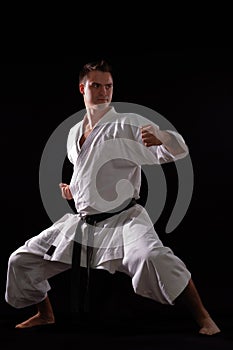 Karate man champion of the world