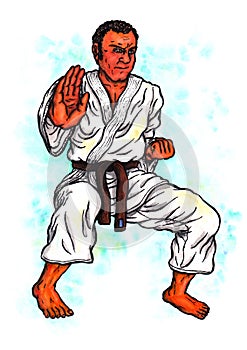 Karate man kata The Power of Karate-Do, 2017