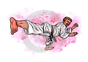 Karate man kick The Power of Karate-Do, 2017