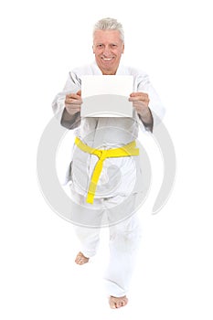 Karate Senior man