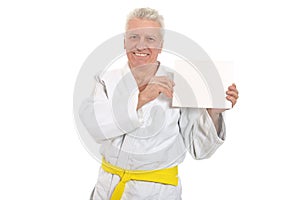 Karate Senior man