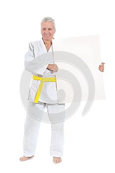 Karate Senior man