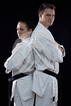 Karateka couple