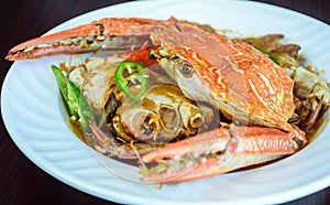 Karavali crab curry