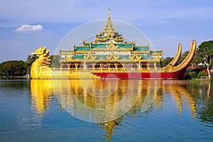 Karaweik palace, Yangon, Myanmar