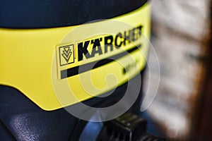 Karcher logo on their top vaccum cleaner model