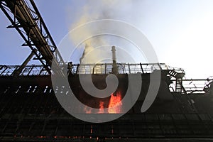 Kardemir KarabÃ¼k Iron and Steel Industries factory.