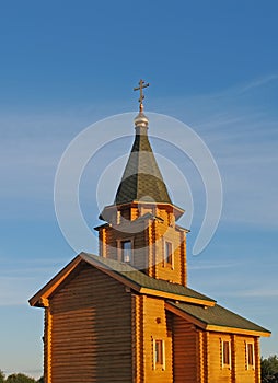 Karelia. Chapel for the sake of prelate Nikolaya Chudotvortsa