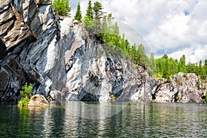 Karelia.Marble canyon