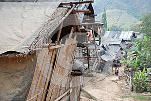 Karen village in Thailand