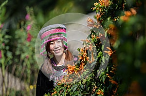 Karens girl with traditional clothes