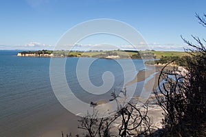Karepiro bay in a sunny day, North Shore, New Zealand