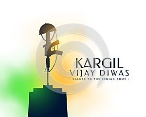 kargil vijay diwas patriotic background with smoky tricolor effect