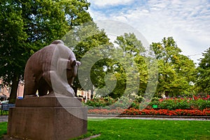 Karhupuisto Park in Kallio, Helsinki