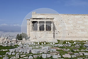 Kariatides at Acropolis