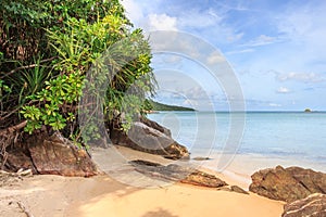Karimunjawa indonesia java beach coastline rocks