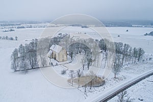 Karja church in Saaremaa Estonia