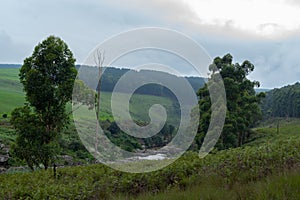 The Karkloof river with surrounding land